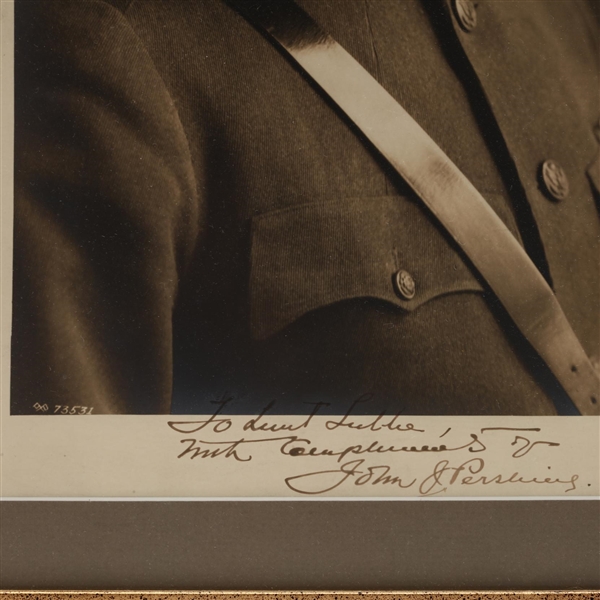 General John J. Black Jack Pershing Inscribed Photograph