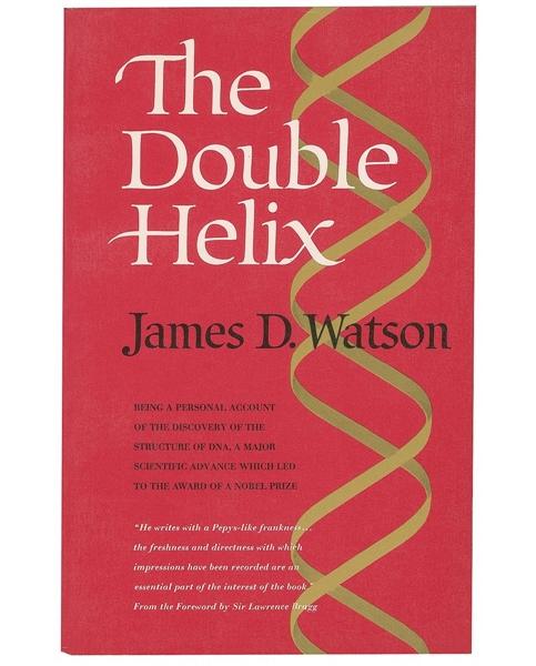 Signed book: The Double Helix.
