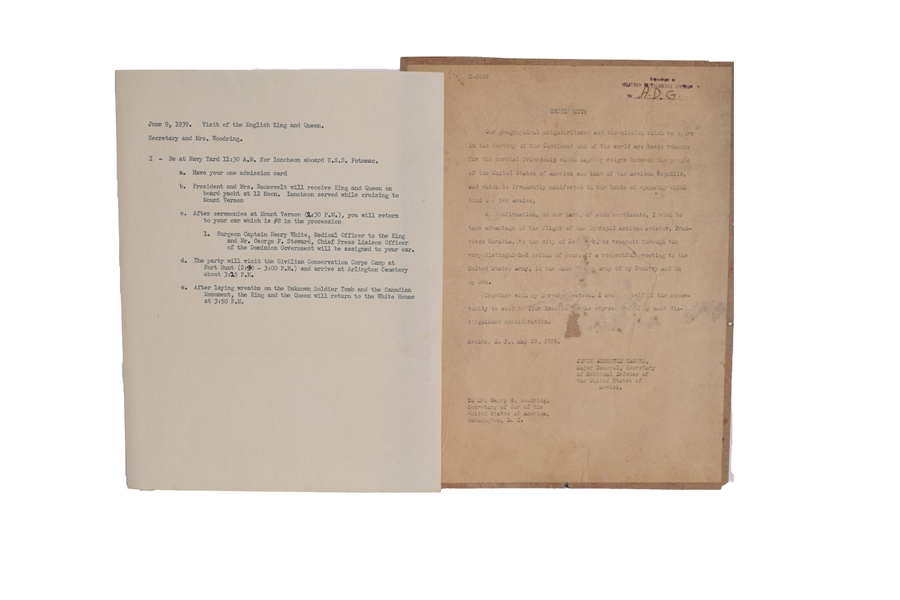  Important Appointment for Secretary of War-(Cabinet Position) by Franklin D. Roosevelt