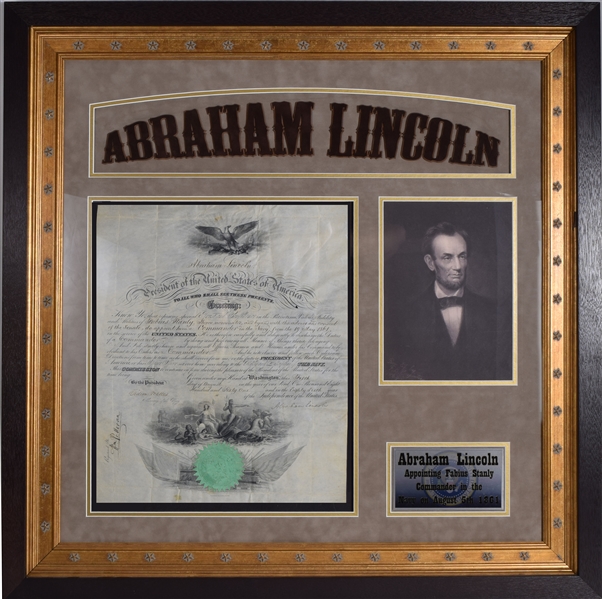 Abraham Lincoln Naval Commission For Important Commander