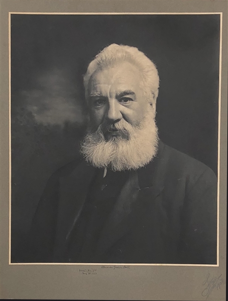 One Of A Kind  32x24 Signed Image of Alexander Graham Bell