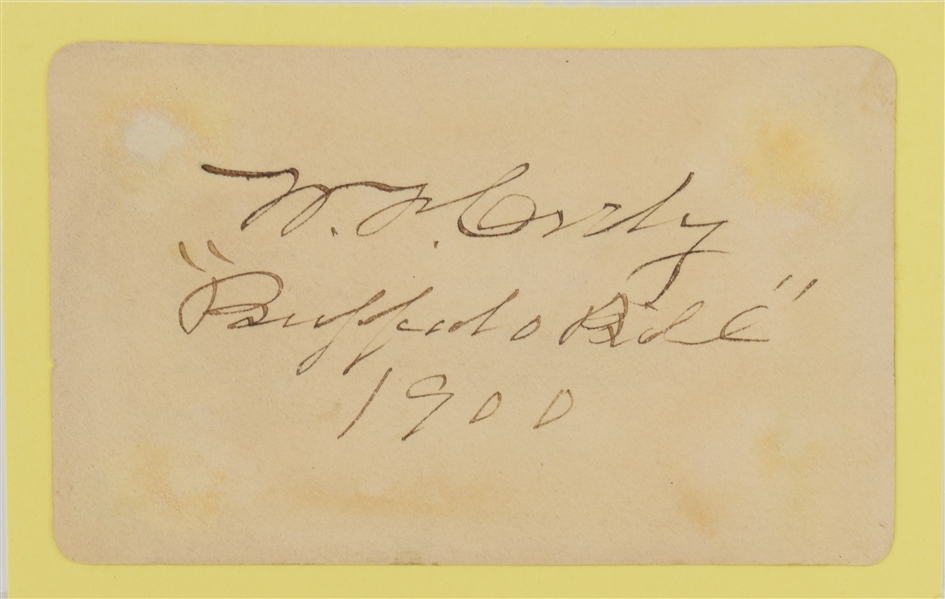  William F. ‘Buffalo Bill’ Cody Signature