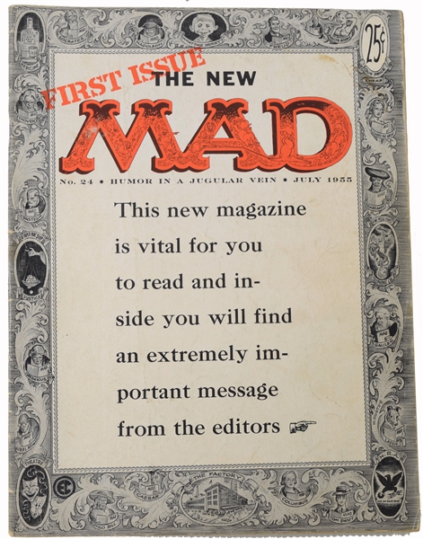 MAD #24 (EC, 1955) Rare copy