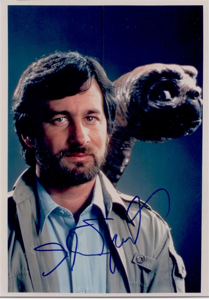 Steven Spielberg with E.T 