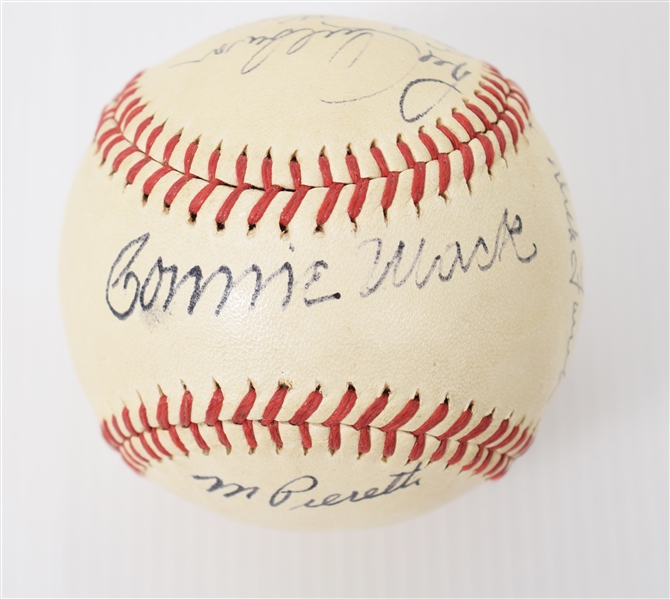 Connie Mack signed baseball
