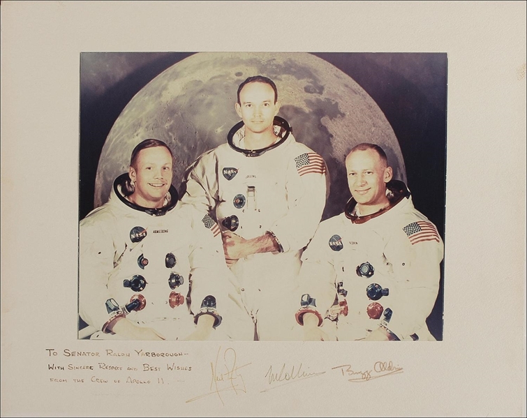 Apollo 11 Crew To Senator Yarborough