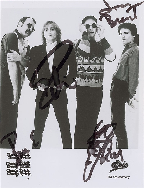 Cheap Trick Signed photo