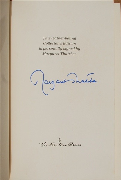 Margret Thatcher Signed Limited Editions
