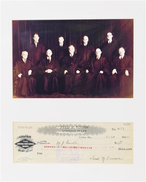 Fred Vinson & Charles Evans Hughes Supreme Court Chief Justices