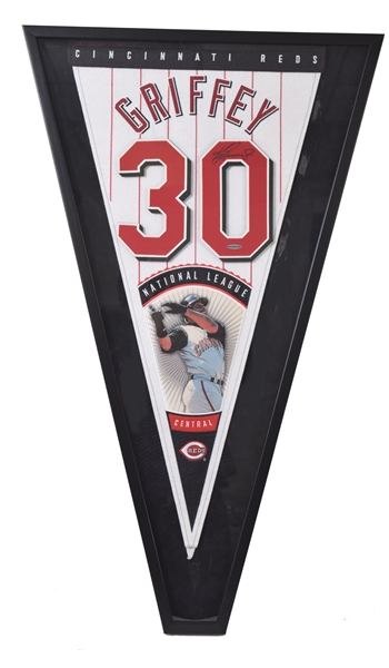 Ken Griffey Jr. Upper Deck Authenticated Signed Pennant