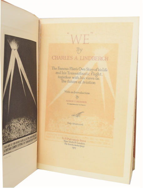 Charles Lindbergh, We, Signed Limited First Edition