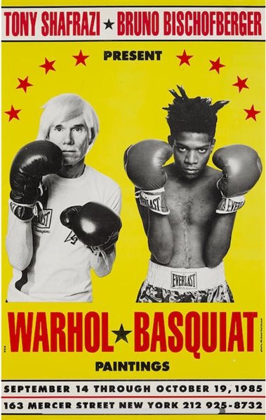 Andy Warhol/Jean-Michel Basquiat, Poster 1985