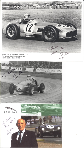 Stirling Moss Race Car Driver