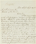  Jefferson Davis Autographed letter signed as Secretary of War