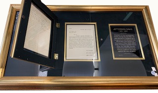 Jefferson Davis Autographed letter signed as Secretary of War