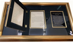  Jefferson Davis Autographed letter signed as Secretary of War
