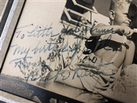 Babe Ruth Signed Photo of  His Last Birthday celebration in Miami Beach