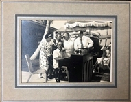 Babe Ruth Signed Photo of  His Last Birthday celebration in Miami Beach