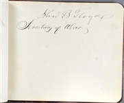 James Buchanan Cabinet Signed Autograph album