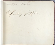 James Buchanan Cabinet Signed Autograph album