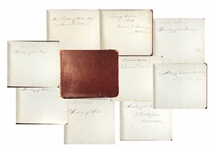 James Buchanan Cabinet Signed Autograph album