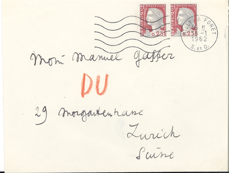 Henri Matisse Autograph envelope
