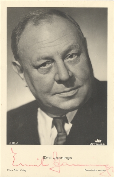Emil Jannings- First Academy Awards
