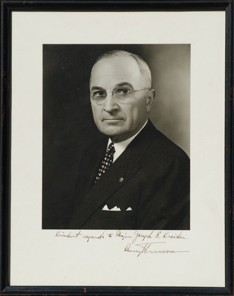 Truman& Political/Military Autograph Archive