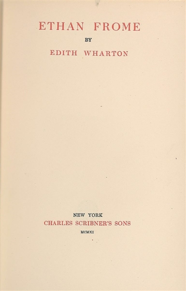 Edith Wharton- Ethan Frome
