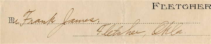 Outlaw Frank James DS