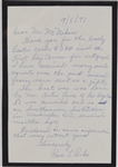 Rosa Parks Signed Famous Photo and  Handwritten Letter