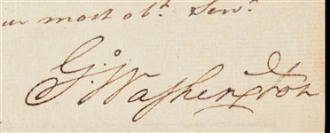 1776 Washington Letter Washington's Concern for his Troops in Long Island, New York