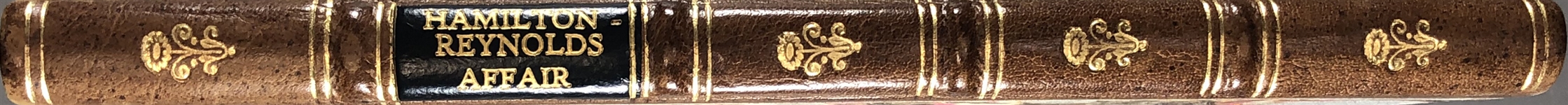 (ALEXANDER HAMILTON) INCREDIBLE RARE BOOK CHARGE OF SPECULATION AGAINST ALEXANDER HAMILTON, LATE SECRETARY OF THE TREASURY, IS FULLY REFUTED