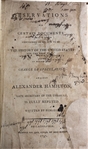 (ALEXANDER HAMILTON) INCREDIBLE RARE BOOK CHARGE OF SPECULATION AGAINST ALEXANDER HAMILTON, LATE SECRETARY OF THE TREASURY, IS FULLY REFUTED