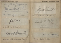 Waterman Autograph Album (Amelia Earhart,Louis Brandeis,AA Milne,Arthur Compton to name a few...