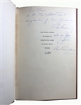 John and Jacqueline Kennedy Very Rare Signed Book! Their Last Official Christmas together.
