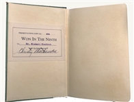 1910 Christy Mathewson Signed Book (Won In The Ninth Signed )