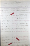 Cornelius Vanderbilt Signed Stockholder Dividend meeting