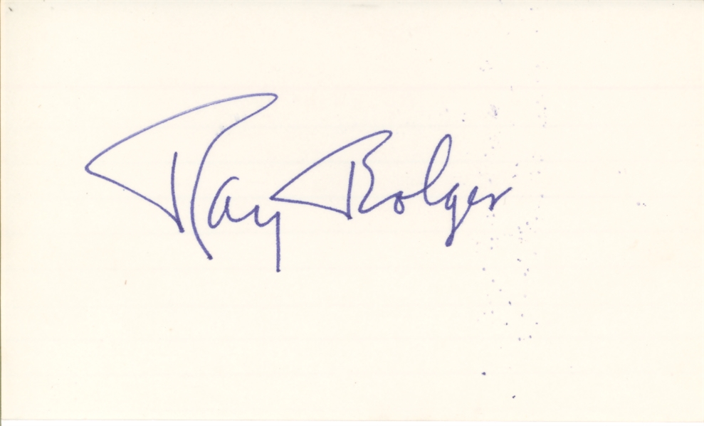 Ray Bolger Signed 