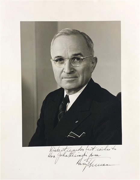Harry S. Truman Signed Photo