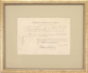 Zachary Taylor Rare Scarce Naval Appointment