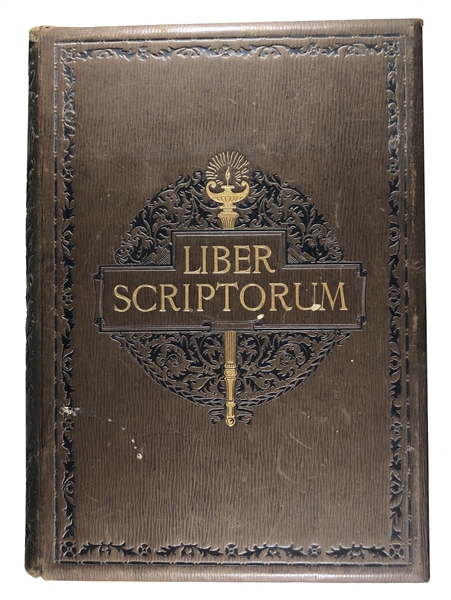 Liber Scriptorum; Signed Stories by Mark Twain, Theodore Roosevelt and Carnegie as well as 106 other authors! Limited to 251 Copies