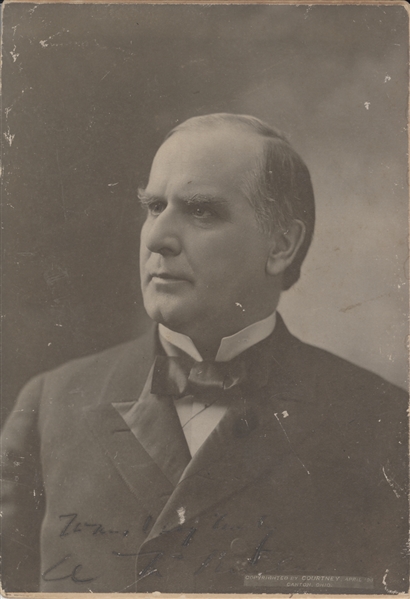 William McKinley Signed Photo