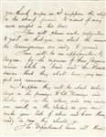 Daniel Dixon Porter Letter Sending Senators & Commissioner's for treaty with St. Domingo