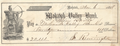 Remington Signed Checks
