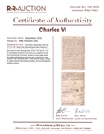 Charles VI Document