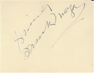 Frank Morgan Signed Album Page 