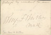 Henry Halleck & Benjamin Butler Signatures