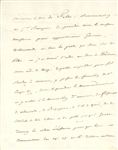Napoleon Bonaparte Letter Signed