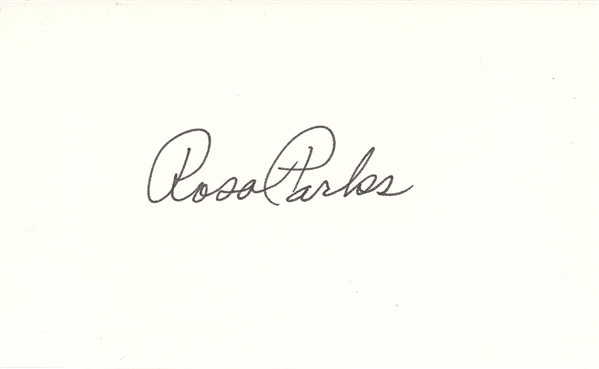 Rosa Parks Signed Card